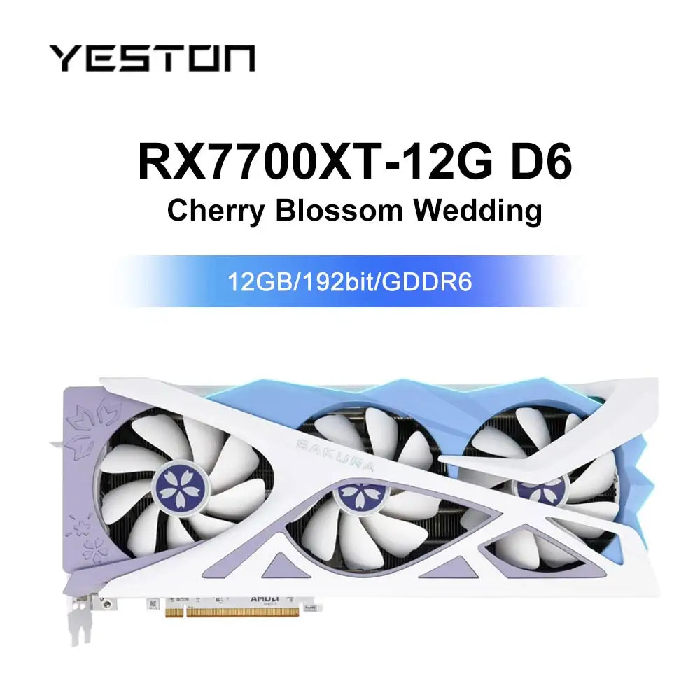 New Yeston RX 7700XT 12G D6